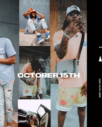 a collage of photos with the words evan october 15th